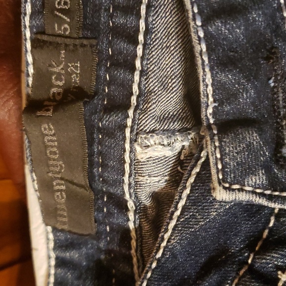 Twenty One Black Slim Boot Jeans Sz 5/6R New with tags - Picture 5 of 10